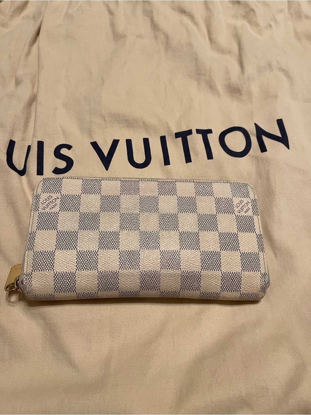 Louis Vuitton Damier Azur Zip Around Wallet